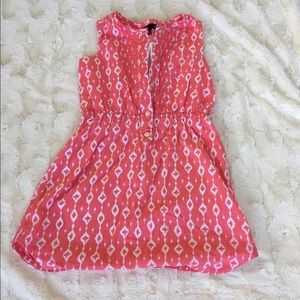 Little girls coral dress